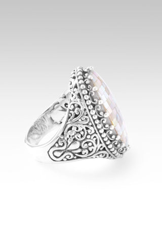 UR Priceless Ring™ in Rainbow Champagne Mother of Pearl Mosaic - Statement - only found at SARDA™