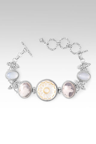 UR Promise Held True Bracelet™ in Yellow Mother of Pearl, Flower Agate & White Moonstone - Multi Stone - only found at SARDA™