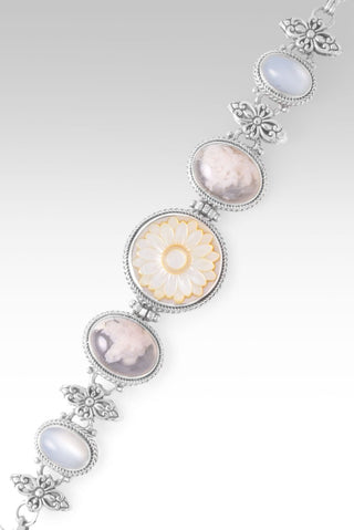 UR Promise Held True Bracelet™ in Yellow Mother of Pearl, Flower Agate & White Moonstone - Multi Stone - only found at SARDA™