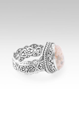 UR Promise Held True Ring™ in Flower Agate - Stackable - only found at SARDA™