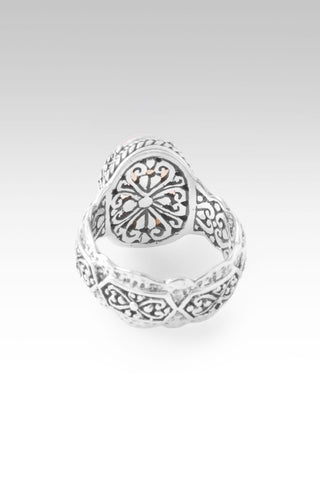 UR Promise Held True Ring™ in Flower Agate - Stackable - only found at SARDA™