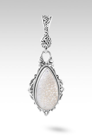 UR Promises Pendant™ in White Mother Of Pearl - Single Stone - only found at SARDA™