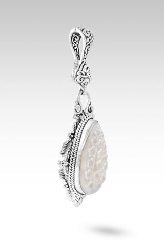 UR Promises Pendant™ in White Mother Of Pearl - Single Stone - only found at SARDA™