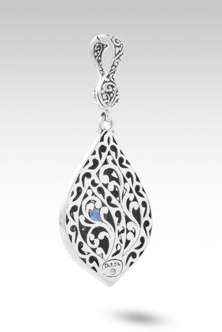 UR Still Here Pendant™ in Tanzanite, London Blue Topaz & Rainbow Moonstone - Multi Stone - only found at SARDA™