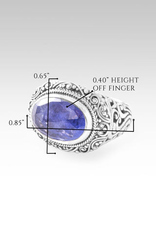 UR Still Here Ring™ in Tanzanite - Dinner - only found at SARDA™