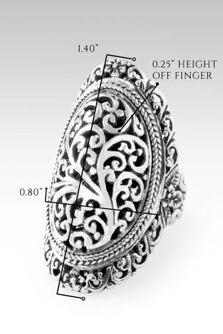 Vine That is Eternal Ring™ in Tree of Life - Statement - only found at SARDA™