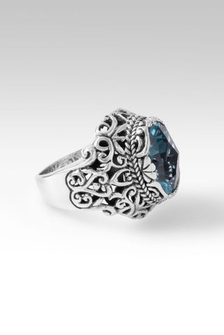 Who He Is Ring™ in Arctic Blue Topaz - Dinner - only found at SARDA™