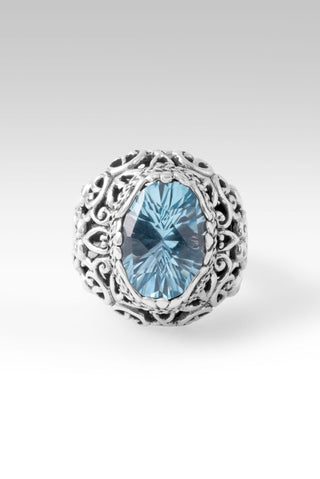 Who He Is Ring™ in Arctic Blue Topaz - Dinner - only found at SARDA™