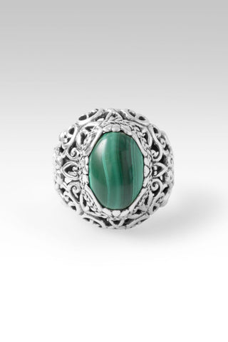 Who He Is Ring™ in Malachite - Dinner - only found at SARDA™