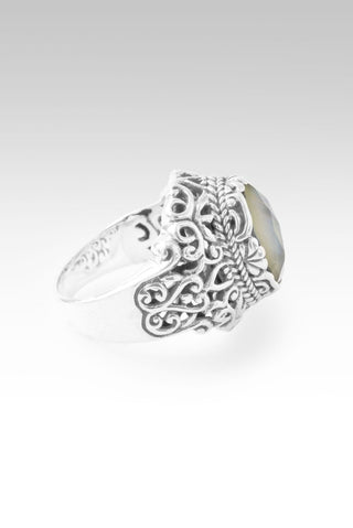Who He Is Ring™ in Vesuvianite Mother of Pearl Quartz - Dinner - only found at SARDA™