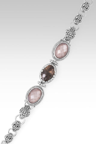 Who I Belong To Bracelet™ in Smoky Quartz & Celestial Coated Champagne Moonstone - Multi Stone - only found at SARDA™