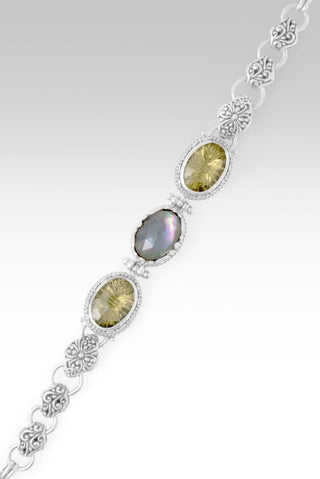 Who I Belong To Bracelet™ in Vesuvianite Mother of Pearl Quartz & Sunflower Citrine - Multi Stone - only found at SARDA™