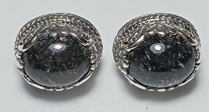 Who Is & Was Earrings™ in Black Tourmalinated Quartz - Stud - only found at SARDA™
