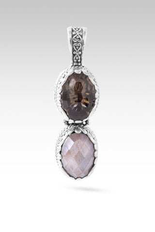 Who's Name is Highest Pendant™ in Smoky Quartz & Celestial Coated Champagne Moonstone - Multi Stone - only found at SARDA™