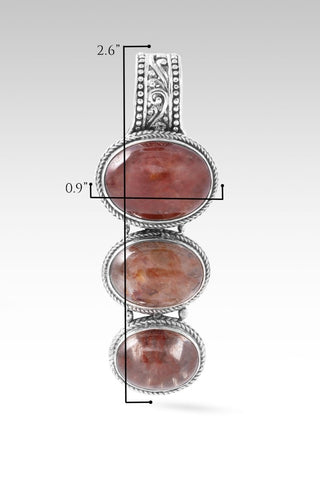 Wonder Working God Pendant™ in Fire Quartz - Multi Stone - only found at SARDA™