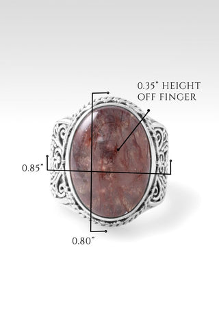 Wonder Working God Ring™ in Fire Quartz - Statement - only found at SARDA™
