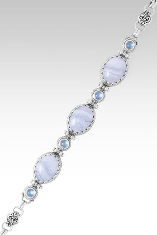 Wonderful Counselor Bracelet™ in Blue Lace Agate & Rainbow Moonstone - Multi Stone - only found at SARDA™