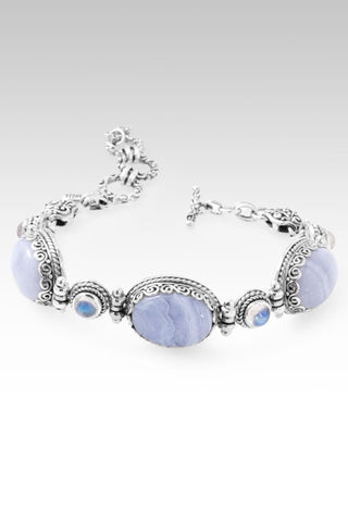 Wonderful Counselor Bracelet™ in Blue Lace Agate & Rainbow Moonstone - Multi Stone - only found at SARDA™