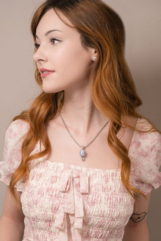 Wonderful Counselor Pendant™ in Blue Lace Agate & Rainbow Moonstone - Multi Stone - only found at SARDA™