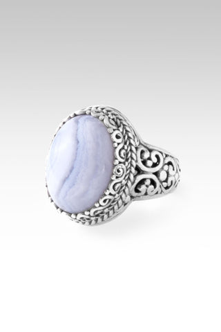 Wonderful Counselor Ring™ in Blue Lace Agate - Dinner - only found at SARDA™