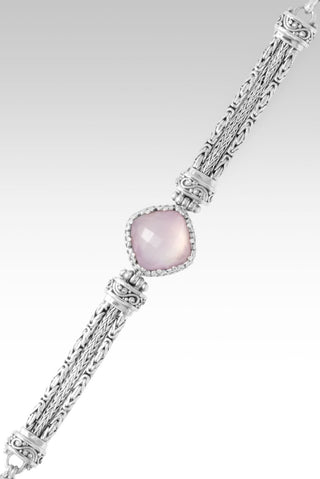 Workin' 4 UR Good Always Bracelet™ in Rose Quartz Pink Mother of Pearl - Single Stone - only found at SARDA™