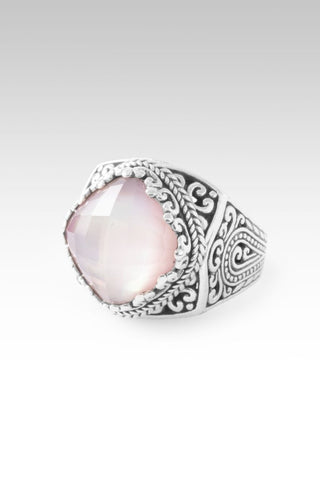 Workin' 4 UR Good Always Ring™ in Rose Quartz Pink Mother of Pearl - Dinner - only found at SARDA™