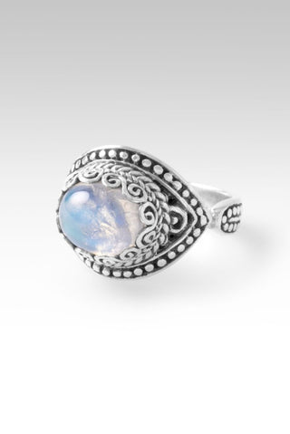 World Breaks, He Mends Ring™ in Rainbow Moonstone - Dinner - only found at SARDA™