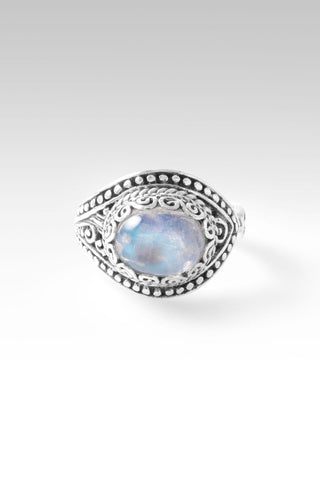 World Breaks, He Mends Ring™ in Rainbow Moonstone - Dinner - only found at SARDA™