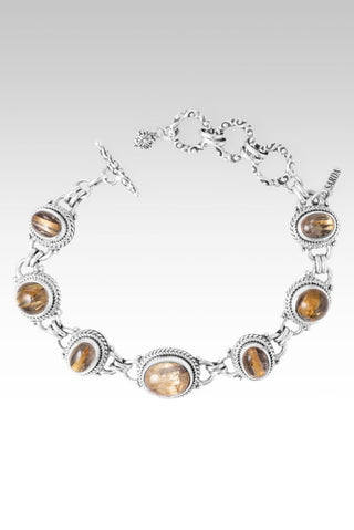 Worlds in His Hands Bracelet™ in Copper & Gold Rutilated Quartz - Multi Stone - only found at SARDA™