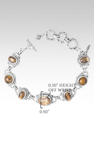 Worlds in His Hands Bracelet™ in Copper & Gold Rutilated Quartz - Multi Stone - only found at SARDA™