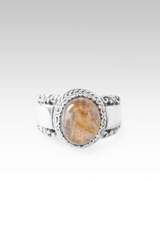 Worlds in His Hands Ring™ in Copper & Gold Rutilated Quartz - Dinner - only found at SARDA™