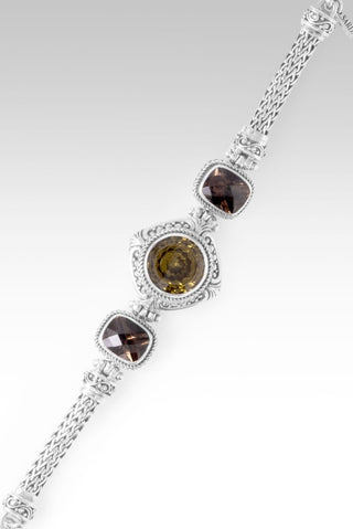 Worshipping In & Thru It Bracelet™ in Olive Quartz & Smoky Quartz - Multi Stone - only found at SARDA™