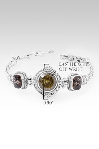 Worshipping In & Thru It Bracelet™ in Olive Quartz & Smoky Quartz - Multi Stone - only found at SARDA™