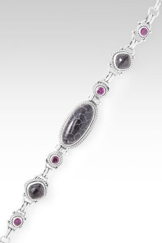 Your Mess, Is His Healing Bracelet™ in Black Indonesian Coral, Black Spinel & Rhodolite Garnet - Multi Stone - only found at SARDA™