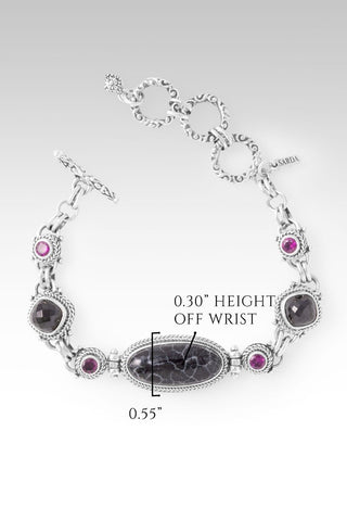 Your Mess, Is His Healing Bracelet™ in Black Indonesian Coral, Black Spinel & Rhodolite Garnet - Multi Stone - only found at SARDA™