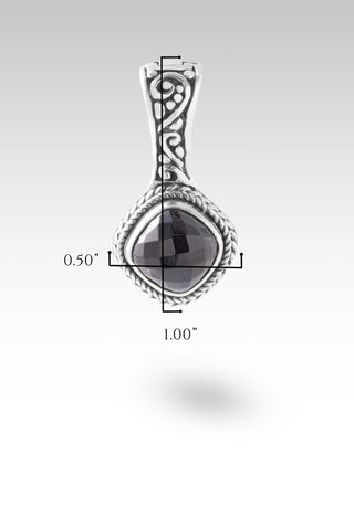 Your Mess, Is His Healing Pendant™ in Black Spinel - Multi Stone - only found at SARDA™