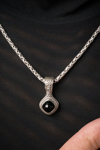 Your Mess, Is His Healing Pendant™ in Black Spinel - Multi Stone - only found at SARDA™