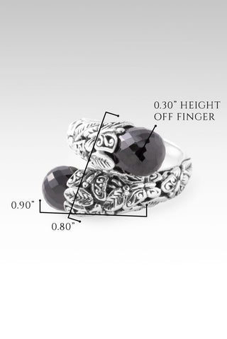 Your Mess, Is His Healing Ring II™ in Black Spinel - Bypass - only found at SARDA™