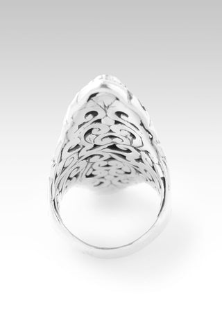 Your Mess, Is His Healing Ring™ in Black Indonesian Coral & Rhodolite Garnet - Statement - only found at SARDA™