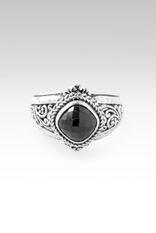 Your Mess, Is His Healing Ring™ in Black Spinel - Dinner - only found at SARDA™
