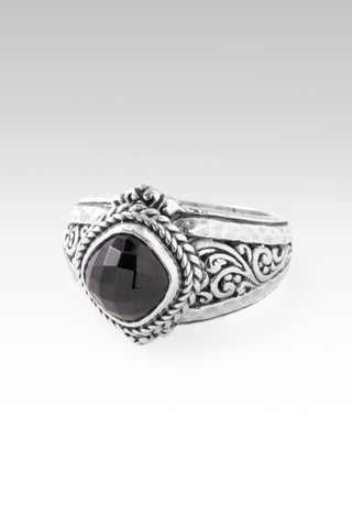 Your Mess, Is His Healing Ring™ in Black Spinel - Dinner - only found at SARDA™