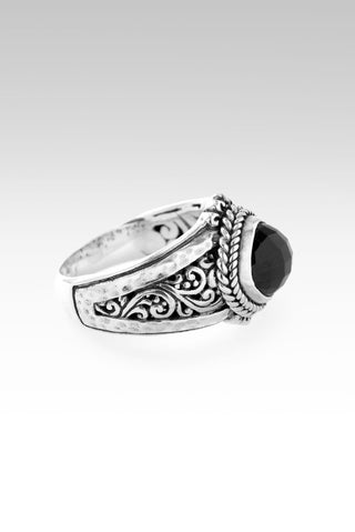 Your Mess, Is His Healing Ring™ in Black Spinel - Dinner - only found at SARDA™