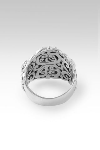 Your Mess, Is His Healing Ring™ in Black Spinel & Rhodolite Garnet - Dinner - only found at SARDA™