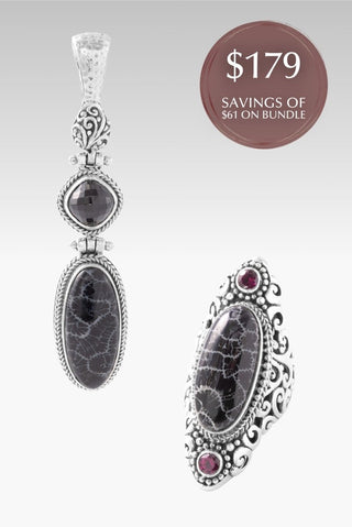 Your Mess, Is His Healing Ring™ & Pendant Bundle - Bundle - only found at SARDA™